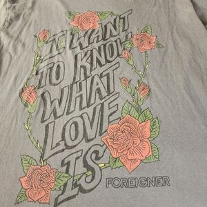 Reign Women's Gray Graphic Tee with Rose Print